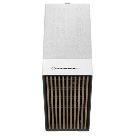 Fractal North XL Clear TG Full Tower Case - White 